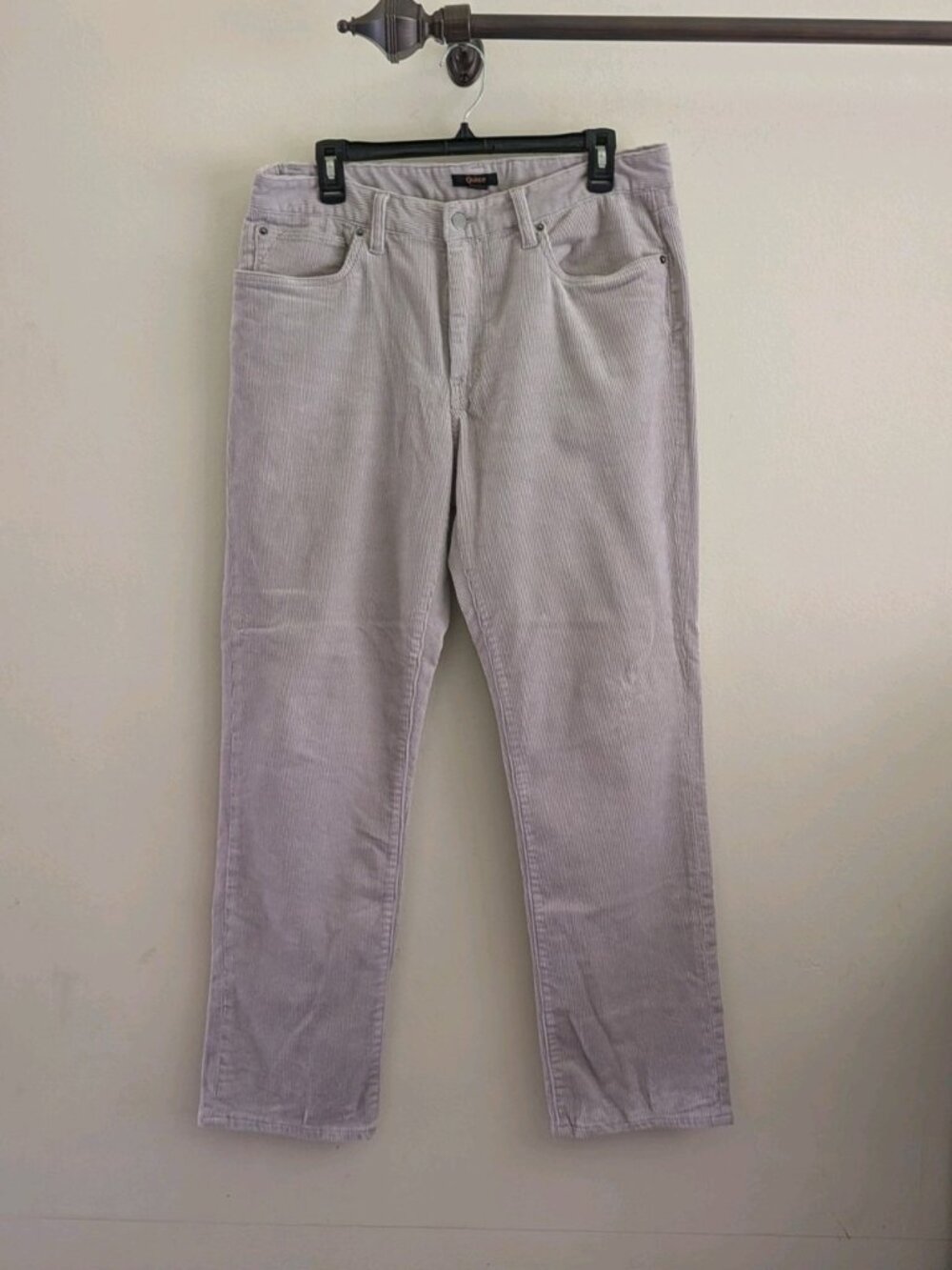 Quince Organic Cotton Corduroy Pants Mens 32x30 Grey Straight Leg